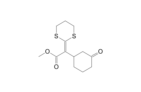 Methyl 2-(1,3-dithian-2-ylidene)-2-(3-oxocyclohexyl)acetate