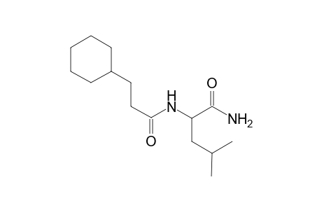 2-(3-cyclohexylpropanamido)-4-methylpentanamide