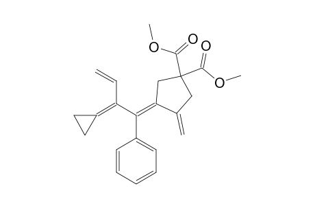 DIMETHYL-3-[(Z)-2'-CYCLOPROPYLIDENE-1'-PHENYL-3'-BUTENYLIDENE]-4-METHYLENE-1,1-CYCLOPENTANEDICARBOXYALATE