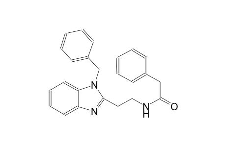 benzeneacetamide, N-[2-[1-(phenylmethyl)-1H-benzimidazol-2-yl]ethyl]-