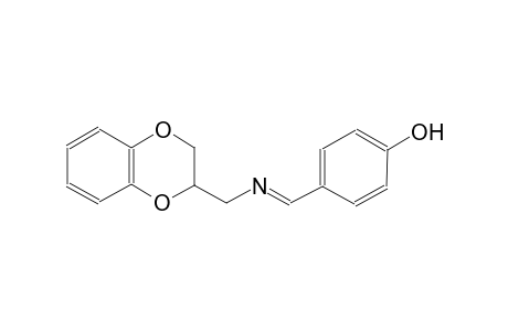 phenol, 4-[(E)-[[(E)-(2,3-dihydro-1,4-benzodioxin-2-yl)methyl]imino]methyl]-