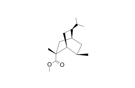 (-)-METHYL-(1R,2R,4S,5S,7R)-5-ISOPROPYL-2,7-DIMETHYLBICYCLO-[2.2.2]-OCTANE-2-CARBOXYLATE