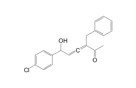 6-Hydroxy-6-(p-chlorophenyl)-3-benzylhexa-3,4-dien-2-one