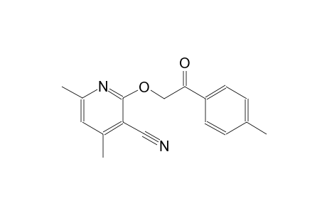 4,6-dimethyl-2-[2-(4-methylphenyl)-2-oxoethoxy]nicotinonitrile