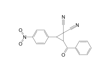 1-Benzoyl-2-(p-nitrophenyl)-3,3-dicyanocyclopropane