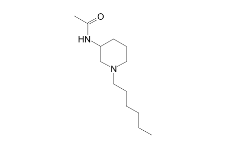 N-(1-HEXYL-3-PIPERIDYL)ACETAMIDE