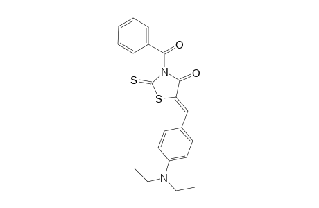 (5Z)-3-benzoyl-5-[4-(diethylamino)benzylidene]-2-thioxo-thiazolidin-4-one