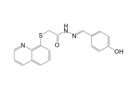 acetic acid, (8-quinolinylthio)-, 2-[(E)-(4-hydroxyphenyl)methylidene]hydrazide