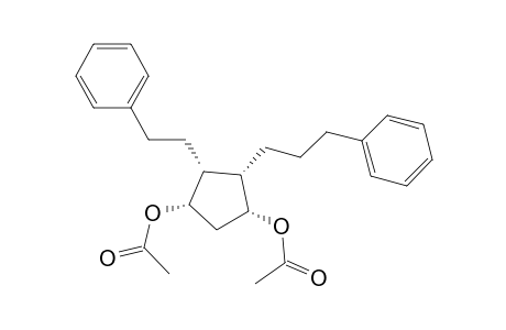 1,3-Cyclopentanediol, 4-(2-phenylethyl)-5-(3-phenylpropyl)-, diacetate, (1.alpha.,3.alpha.,4.alpha.,5.alpha.)-