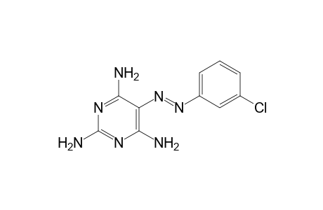 5-[(m-chlorophenyl)azo]-2,4,6-triaminopyrimidine