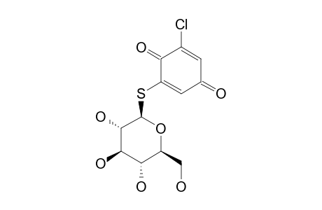 2-CHLORO-6-(BETA-D-GLUCOPYRANOSYLTHIO)-BENZO-1,4-QUINONE