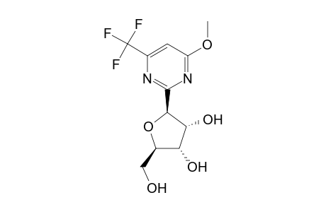 4-Methoxy-2-(.beta.-D-ribofuranosyl)-6-(trifluoromethyl)pyrimidine