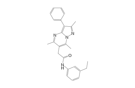 pyrazolo[1,5-a]pyrimidine-6-acetamide, N-(3-ethylphenyl)-2,5,7-trimethyl-3-phenyl-