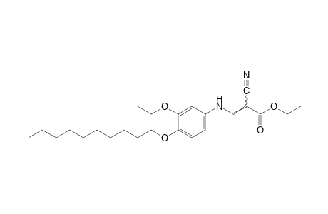 2-cyano-3-[4-(decyloxy)-3-ethoxyanilino]acrylic acid, ethyl ester