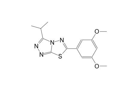 [1,2,4]triazolo[3,4-b][1,3,4]thiadiazole, 6-(3,5-dimethoxyphenyl)-3-(1-methylethyl)-