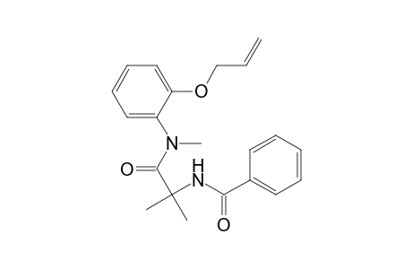 2'-Allyloxy-2-benzoylamino-N-methylisobutyranilide