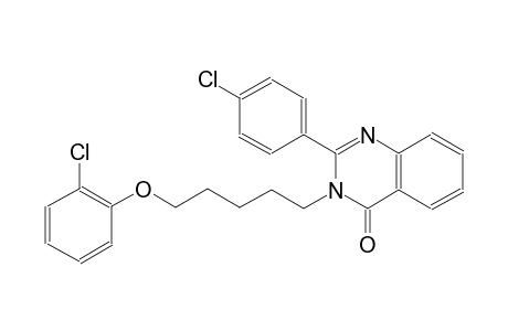 3-[5-(2-chlorophenoxy)pentyl]-2-(4-chlorophenyl)-4(3H)-quinazolinone