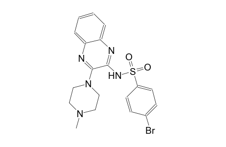 benzenesulfonamide, 4-bromo-N-[3-(4-methyl-1-piperazinyl)-2-quinoxalinyl]-