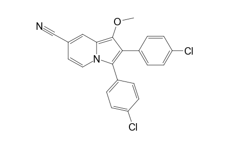 2,3-bis(4-chlorophenyl)-1-methoxy-7-indolizinecarbonitrile