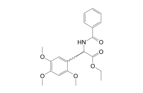 alpha-BENZAMIDO-2,4,5-TRIMETHOXYCINNAMIC ACID, ETHYL ESTER