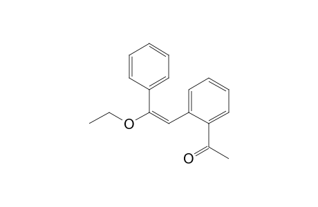 1-[2-[(E)-2-ethoxy-2-phenyl-ethenyl]phenyl]ethanone