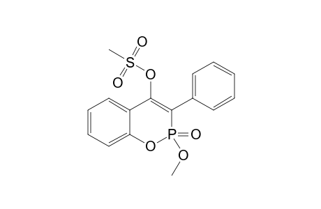 methanesulfonic acid (8-keto-8-methoxy-9-phenyl-7-oxa-8$l^{5}-phosphabicyclo[4.4.0]deca-1,3,5,9-tetraen-10-yl) ester