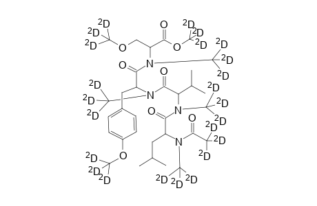 N-Trideuteroacetyl-(N,0-pertrideuteromethyl)-leucyl-valyl-tyrosyl-serine