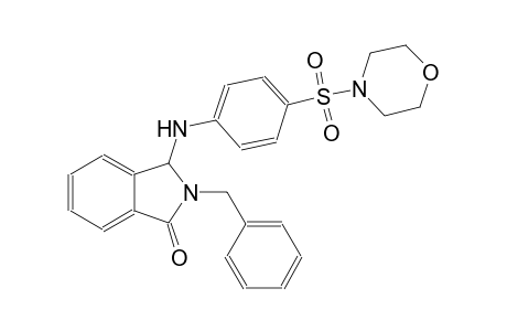 1H-isoindol-1-one, 2,3-dihydro-3-[[4-(4-morpholinylsulfonyl)phenyl]amino]-2-(phenylmethyl)-