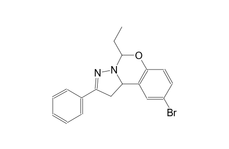 9-bromo-5-ethyl-2-phenyl-1,10b-dihydropyrazolo[1,5-c][1,3]benzoxazine