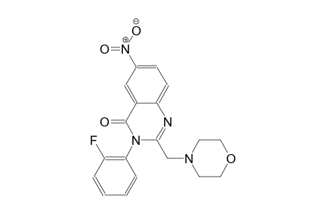 3-(2-fluorophenyl)-2-(4-morpholinylmethyl)-6-nitro-4(3H)-quinazolinone