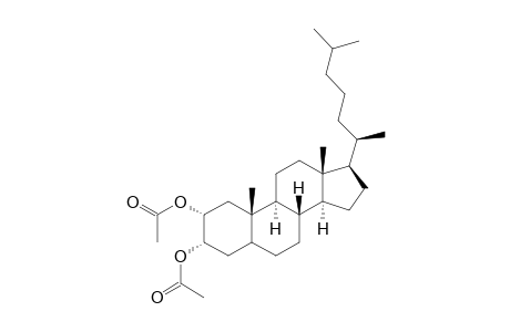 Cholestane-2,3-diol, diacetate, (2.alpha.,3.alpha.)-