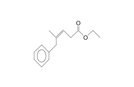 4-Methyl-5-phenyl-cis-3-pentenoic acid, ethyl ester