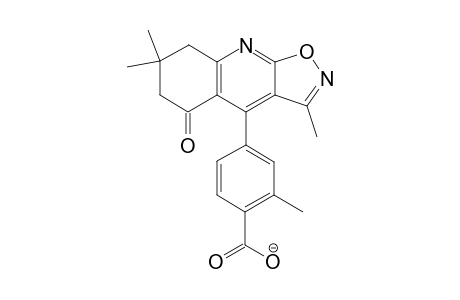 Methyl-4-(3,7,7-trimethyl-5-oxo-5,6,7,8-tetrahydroisoxazolo[5,4-b]quinolin-4-yl)benzoate