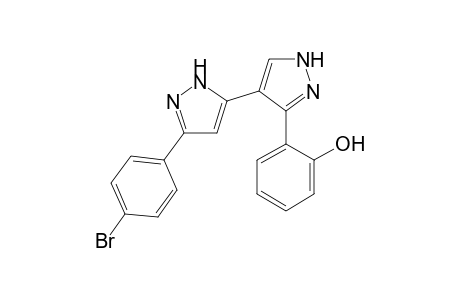 3(5)-(4-Bromophenyl)-5(3)-[3-(2-hydroxyphenyl)pyrazol-4-yl]pyrazole