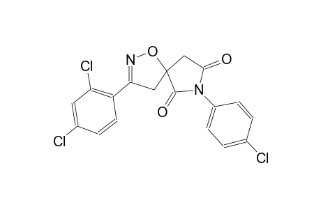 7-(4-chlorophenyl)-3-(2,4-dichlorophenyl)-1-oxa-2,7-diazaspiro[4.4]non-2-ene-6,8-dione
