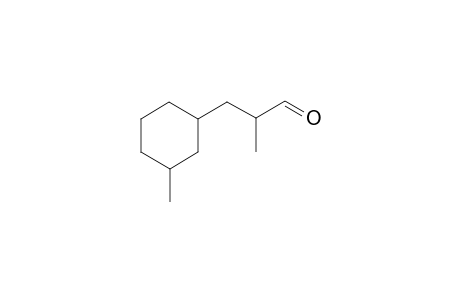 2-methyl-3-(3-methylcyclohexyl)propanal