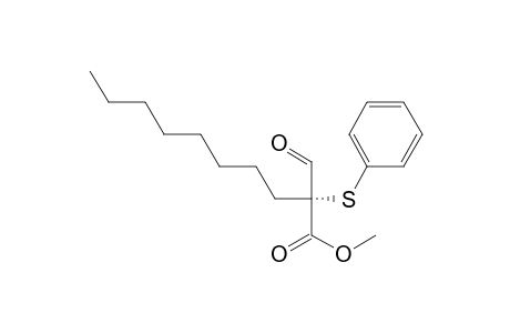 Methyl R-(+)-2-Formyl-2-(phenylthio)decanoate