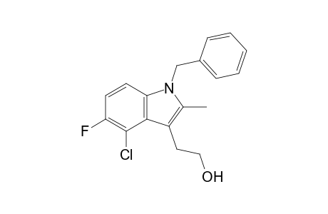2-(N-Benzyl-4-chloro-5-fluoro-2-methyl-1H-indole-3-yl)ethanol