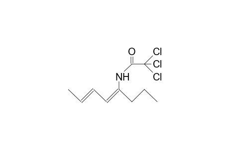 (2E,4Z)-2,2,2-Trichloro-N-(2,4-octadien-5-yl)-acetamide