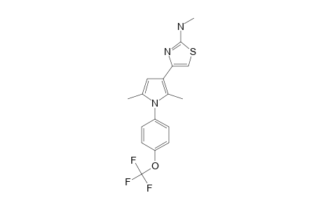 [4-[2,5-DIMETHYL-1-(4-TRIFLUOROMETHOXYPHENYL)-1H-PYRROL-3-YL]-THIAZOL-2-YL]-METHYLAMINE
