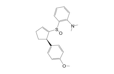 (3R*,SR*)-3-(4-Methoxyphenyl)-2-[2-(N,N-dimethylamino)phenylsulfinyl]-1-cyclopentene