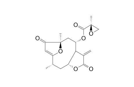 (4S,6R,7S,8S,10R)-1-OXO-3,10-EPOXY-8-(2,3-EPOXYPROPANOYLOXY)-GERMACRA-2,11(13)-DIEN-6,12-OLIDE