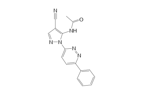 N-[4-Cyano-2-(6-phenyl-pyridazin-3-yl)-2H-pyrazol-3-yl]-acetamide