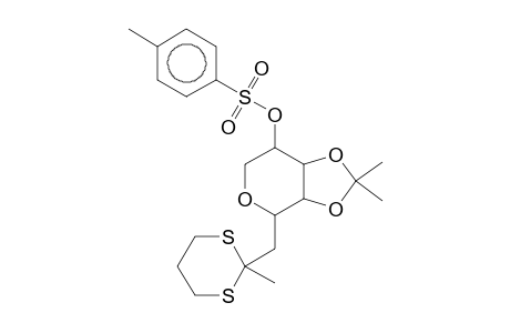 Toluene-4-sulfonic acid, 2,2-dimethyl-4-(2-methyl-[1,3]dithian-2-ylmethyl)tetrahydro-[1,3]dioxolo[4,5-c]pyran-7-yl ester