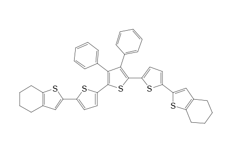 2-[5-[3,4-diphenyl-5-[5-(4,5,6,7-tetrahydro-1-benzothiophen-2-yl)-2-thiophenyl]-2-thiophenyl]-2-thiophenyl]-4,5,6,7-tetrahydro-1-benzothiophene