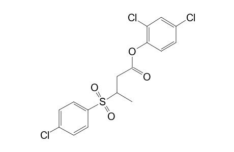 3-[(p-chlorophenyl)sulfonyl]butyric acid, 2,4-dichlorophenyl ester