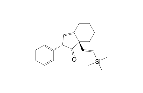 1H-Inden-1-one, 2,4,5,6,7,7a-hexahydro-2-phenyl-7a-[2-(trimethylsilyl)ethenyl]-, [2.alpha.,7a.beta.(E)]-