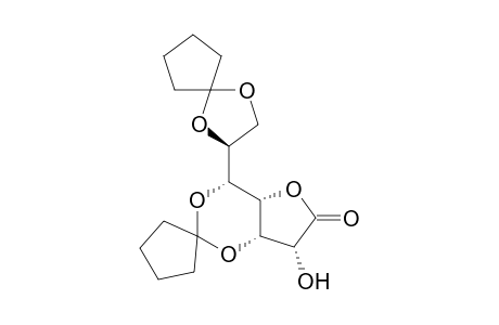 3,5:6,7-Di-O-cyclopentylidene-D-glycero-D-gulo-heptono-.gamma.-lactone