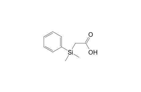 2-[dimethyl(phenyl)silyl]acetic acid