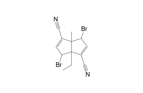 exo,exo-4,8-Dibromo-1-ethyl-5-methylbicyclo[3.3.0]octa-2,6-diene-2,6-dicarbonitrile